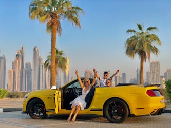 Tour privato della città di Dubai di 3 ore in una decappottabile